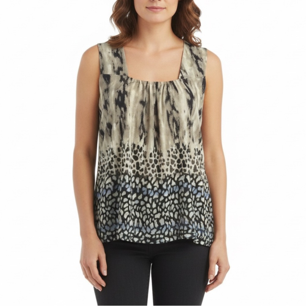 RQT Shirt Petite Large Tank‎ Embellished Animal